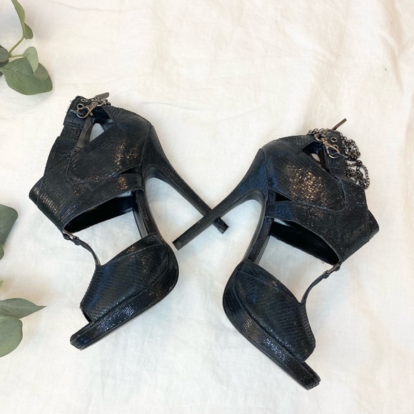 ALDO Black Chained Pumps - Picture 13 of 16